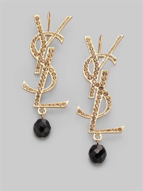 ysl ohrstecker gold|ysl earrings and necklaces.